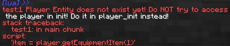 Player Entity does not exist yet